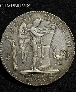 ,MONNAIE,REVOLUTION,1/2,ECU,3,LIVRES,LOUIS,XVI,1792,SUP,