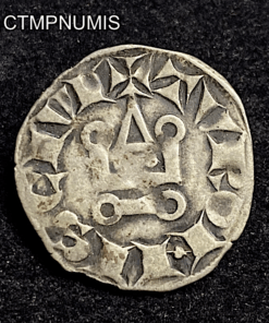 ,MONNAIE,DENIER,TOURNOIS,LOUIS,IX,TOURS,ARGENT,