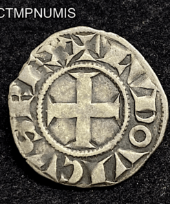 ,MONNAIE,DENIER,TOURNOIS,LOUIS,IX,TOURS,ARGENT,