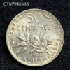 ,MONNAIE,50,CENTIMES,SEMEUSE,1905,SUP,