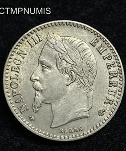 ,MONNAIE,50,CENTIMES,ARGENT,NAPOLEON,1867,