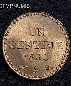 ,MONNAIE,UN,CENTIME,DUPRE,1850,SPL,