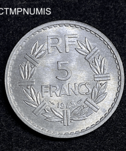 ,MONNAIE,5,FRANCS,LAVRILLIER,ALU,1945,