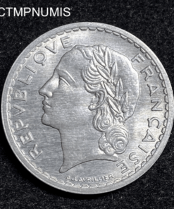 ,MONNAIE,5,FRANCS,LAVRILLIER,ALU,1945,