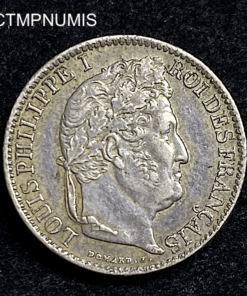 ,MONNAIE,1/2,FRANC,ARGENT,LOUIS,PHILIPPE,1844,LILLE,