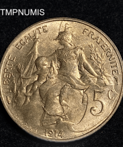 ,MONNAIE,5,CENTIMES,DUPIS,1914,SPL,