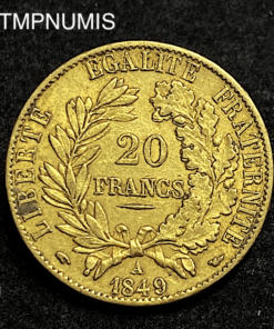 ,MONNAIE,20,FRANCS,OR,CERES,1849,