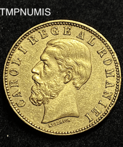 ,MONNAIE,ROUMANIE,20,LEI,OR,1890,