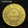 ,MONNAIE,20,FRANCS,OR,NAPOLEON,1809,