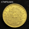,MONNAIE,20,FRANCS,OR,NAPOLEON,1859,SUP,