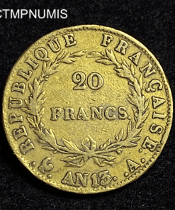 ,MONNAIE,20,FRANCS,OR,NAPOLEON,AN,13,