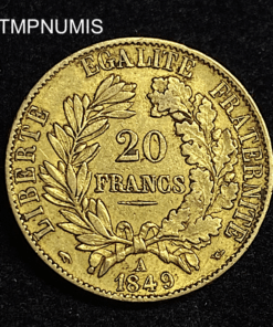 ,MONNAIE,20,FRANCS,OR,CERES,1849,