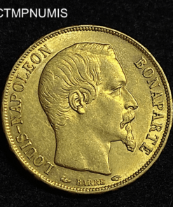 ,MONNAIE,20,FRANCS,OR,NAPOLEON,1852,SUP,