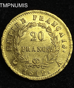 ,MONNAIE,20,FRANCS,OR,NAPOLEON,1812,