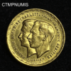 ,MONNAIE,LUXEMBOURG,20,FRANCS,OR,MARIAGE,1953,