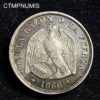 ,MONNAIE,CHILI,20,CENTAVOS,ARGENT,1866,
