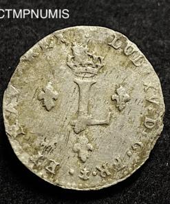 ,MONNAIE,LOUIS,XIV,DOUBLE,SOL,1739,MONTPELLIER,
