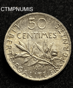 ,MONNAIE,50,CENTIMES,SEMEUSE,1899,