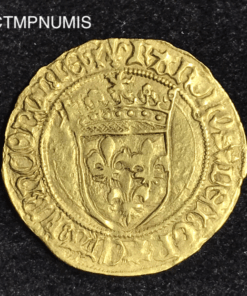 ,MONNAIE,CHARLES,VIII,1/2,ECU,OR,SOLEIL,TOULOUSE,