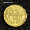 ,MONNAIE,MEXIQUE,2,PESOS,OR,1945,