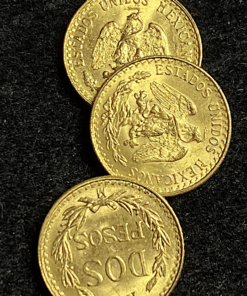 ,MONNAIE,MEXIQUE,2,PESOS,OR,1945,