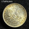 ,MONNAIE,50,CENTIMES,ARGENT,SEMEUSE,1907,SPL,