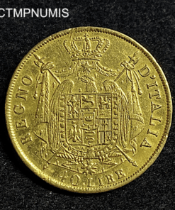 ,MONNAIE,ITALIE,40,LIRE,OR,NAPOLEON,1812,MILAN,