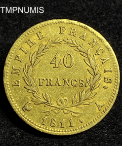 ,MONNAIE,40,FRANCS,OR,NAPOLEON,1811,
