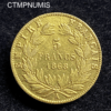 ,MONNAIE,5,FRANCS,OR,NAPOLEON,1868,