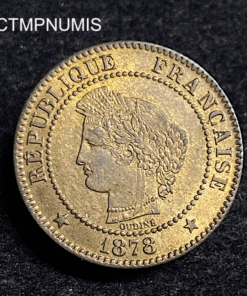 ,MONNAIE,2,CENTIMES,CERES,1878,K,BORDEAUX,SUP,