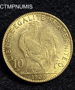,MONNAIE,10,FRANCS,OR,COQ,A900,SUP,