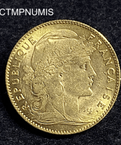 ,MONNAIE,10,FRANCS,OR,COQ,A900,SUP,