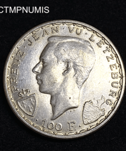 ,MONNAIE,LUXEMBOURG,100,FRANCS,ARGENT,1946,