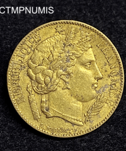 ,MONNAIE,20,FRANCS,OR,CERES,1849,
