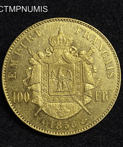 ,MONNAIE,100,FRANCS,OR,NAPOLEON,1856,SUP,