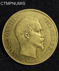 ,MONNAIE,100,FRANCS,OR,NAPOLEON,1856,SUP,