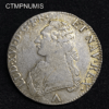 ,MONNAIE,LOUIS,XVI,ECU,6,LVRES,ARGENT,1779,W,LILLE,