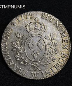 ,MONNAIE,LOUIS,XVI,ECU,6,LVRES,ARGENT,1779,W,LILLE,