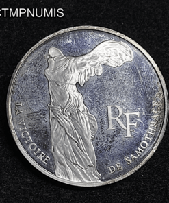 ,MONNAIE,100,FRANCS,ARGENT,SAMOTHRACE,1993,