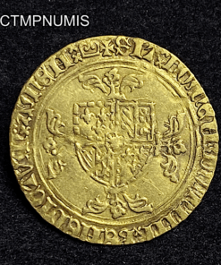 ,MONNAIE,LION,OR,PHILIPPE,BON,FLANDRES,BRUGES,