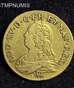 ,MONNAIE,LOUIS,XV,LOUIS,OR,LUNETTE,1729,LA,ROCHELLE,