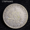 ,MONNAIE,1,FRANC,ARGENT,SEMEUSE,1903,