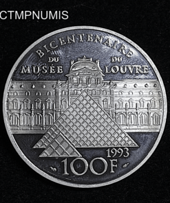 ,MONNAIE,100,FRANCS,ARGENT,VENUS,MILO,1993,