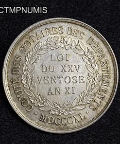 ,JETON,NAPOLEON,CONSUL,NOTAIRES,DEPARTEMENT,1840,