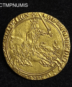 ,MONNAIE,JEAN,LE,BON,FRANC,A,CHEVAL,OR,