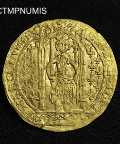 ,MONNAIE,CHARLES,V,FRANC,A,PIED,OR,