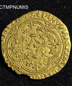 ,MONNAIE,CHARLES,VI,ECU,OR,COURONNE,MONTPELLIER,