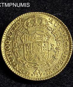 ,MONNAIE,ESPAGNE,2,ESCUDOS,OR,1801,MADRID,