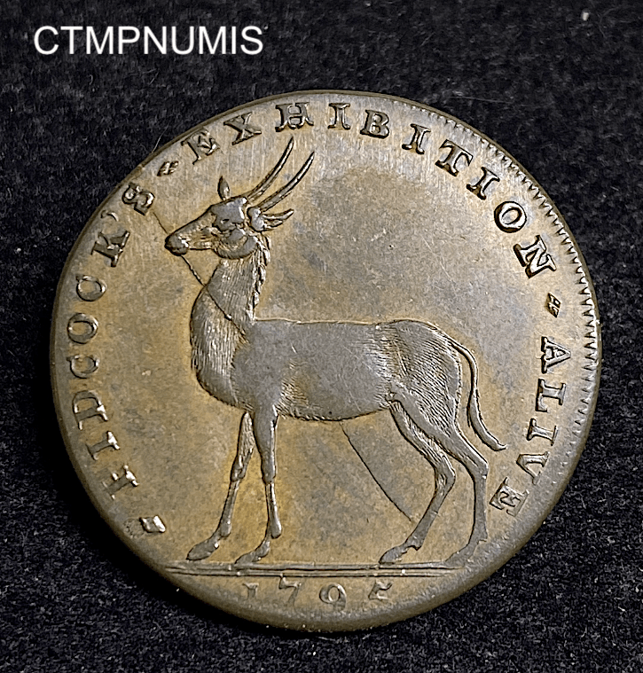 ,TOKEN,GRANDE,BRETAGNE,AUTRUCHE,MIDDLESEX,1795,