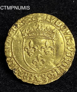 ,MONNAIE,LOUIS,XII,ECU,OR,AU,SOLEIL,BORDEAUX,